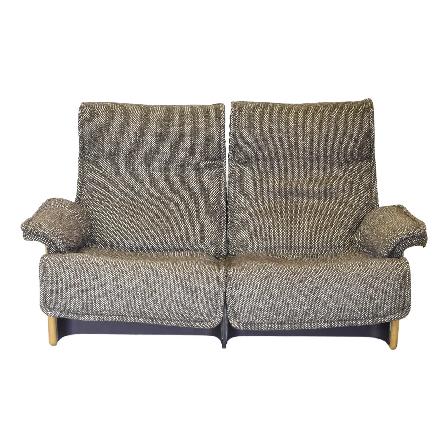Follow Me Two-Seater Sofa with Structure in Maple by Otto Zapf for Koll ...