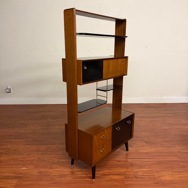 Mid-Century Modern G-Plan Librenza Vintage Mid-Century Room Divider Display Cabinet For Sale - Image 3 of 16