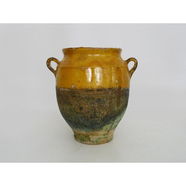 Yellow Glazed Preserve Jar, Pyrenees, Southwest France, 19th Century For Sale - Image 11 of 11