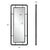 Black Brennan Industrial Dressing Mirror For Sale - Image 8 of 11