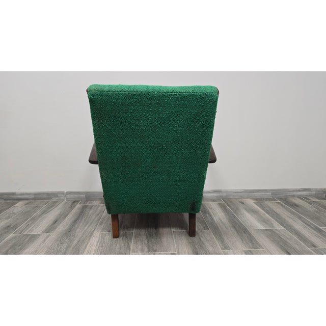 Art Deco Lounge Chair by Jindrich Halabala For Sale - Image 4 of 14