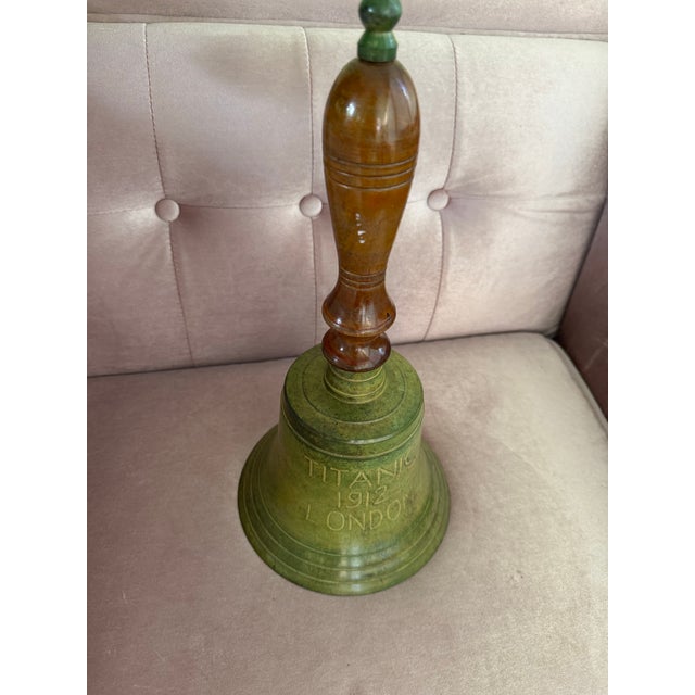Metal Titanic 1912 London Decorative Bell -Made in India For Sale - Image 7 of 8