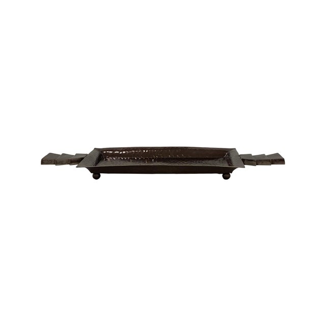 Kenneth Ludwig Chicago Calder Silver Tray Wall Decor For Sale - Image 4 of 11