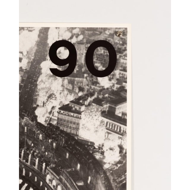 Paper Italian Original Poster by Alberto Burri, 1990 For Sale - Image 7 of 9