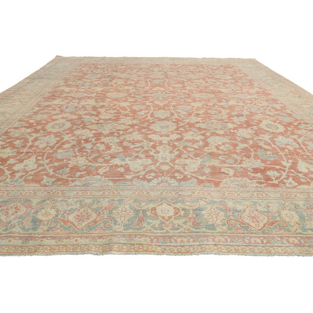 Antique Persian Mahal Rug, 10'02 X 13'05 For Sale - Image 4 of 10