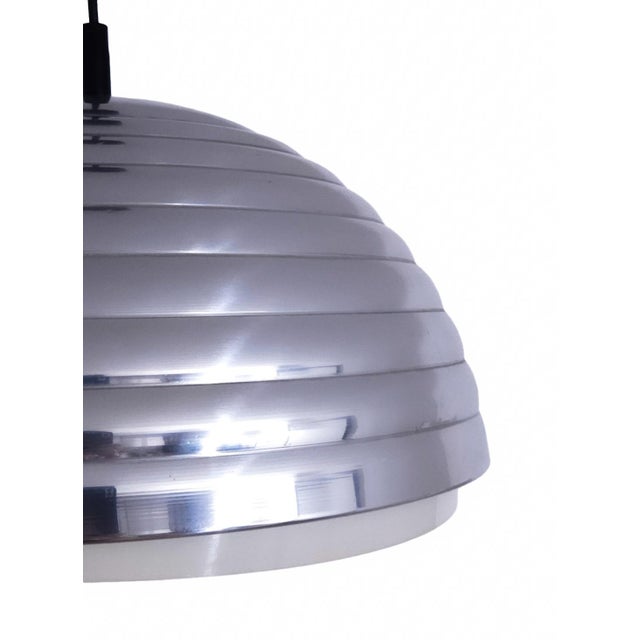 Mid-Century Modern Mid-Century Modern Chrome Pendant Lamp, Germany, 1970s For Sale - Image 3 of 7