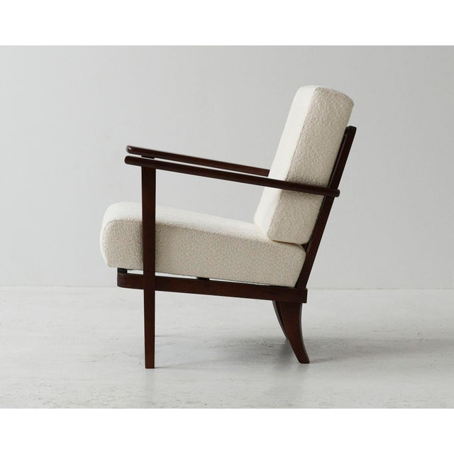 Bouclé Armchairs by Miroslav Navratil, 1970s, Set of 2 For Sale - Image 4 of 13