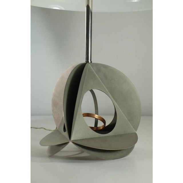 Italian Sculpture Table Lamp by Bruno Munari, 1960s For Sale - Image 11 of 14