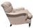 George Smith LLC George Smith Beige Linen Upholstered Roll Arm Club Chair - 1 of 2 For Sale - Image 4 of 5
