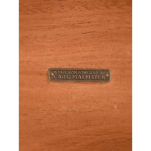 Wood Ovalen Coffee Table in Teak from Carl Malmsten, 1960s For Sale - Image 7 of 9