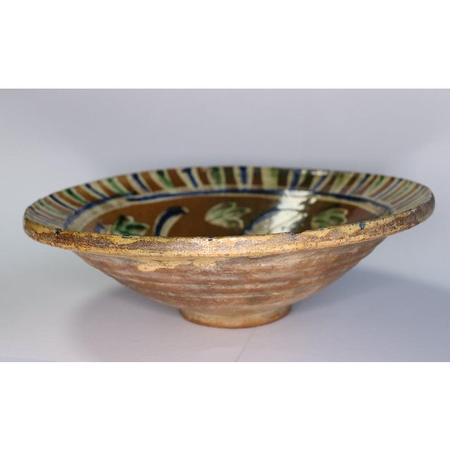 Vintage Handmade Clay Bowl or Plate, 1930s For Sale - Image 3 of 18