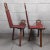 Spanish Brutalist Chair in Wood & Red Leather, 1960s, Set of 2 For Sale - Image 4 of 18
