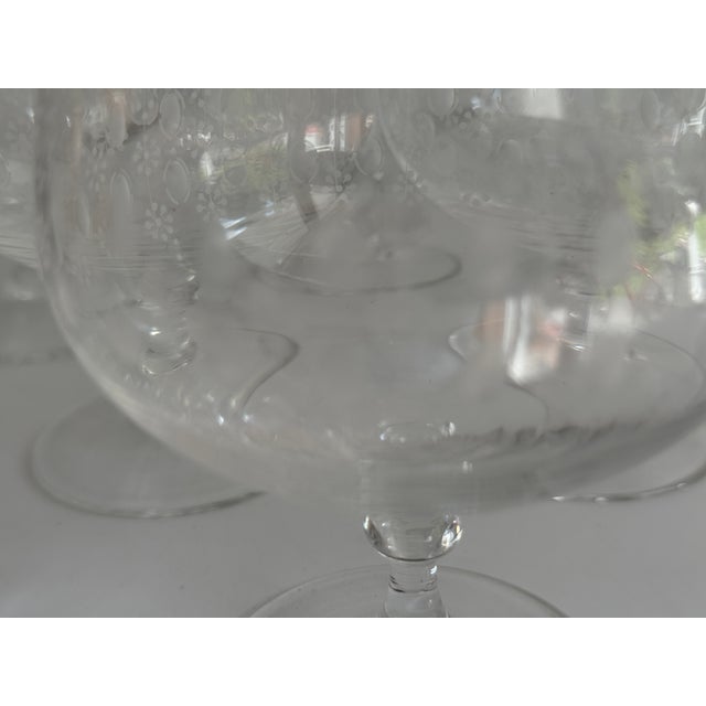 Rosenthal Romanze Form 13000 Cognac Glass with Base by Björn Wiinblad for Rosenthal Studio Line, 1960s, Set of 6 For Sale - Image 4 of 6