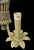 Vintage Faux Bamboo Tassel Pale Green Palm Leaf Raffia Shade 2 Arm Wall Sconce Lamp For Sale - Image 9 of 10