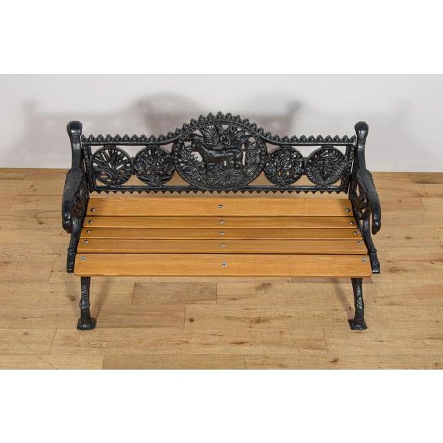 Victorian Cast Iron Garden Set, 1890s, Set of 3 For Sale - Image 11 of 18