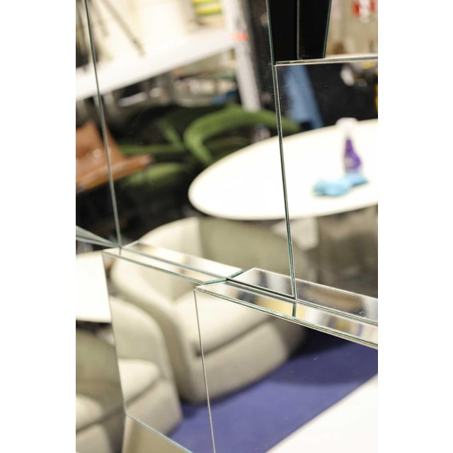 Transparent Large Neal Small Slopes Mirror, C. 1975 For Sale - Image 8 of 8