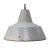1950s Vintage Dutch Industrial Grey Enamel Factory Pendant Light from Philips For Sale - Image 5 of 5