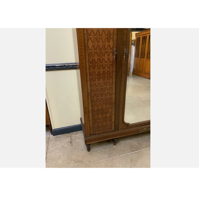 1910s Antique Art Nouveau Linen or Crockery Cupboard, 1910 For Sale - Image 5 of 14