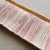 Schumacher Sample - Schumacher x Stephanie Seal Brown Calcada Fringe Trim in Rose Quartz For Sale - Image 4 of 4