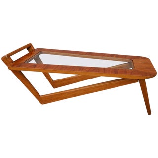 Mid 20th Century Brazilian Caviuna Coffee Table For Sale