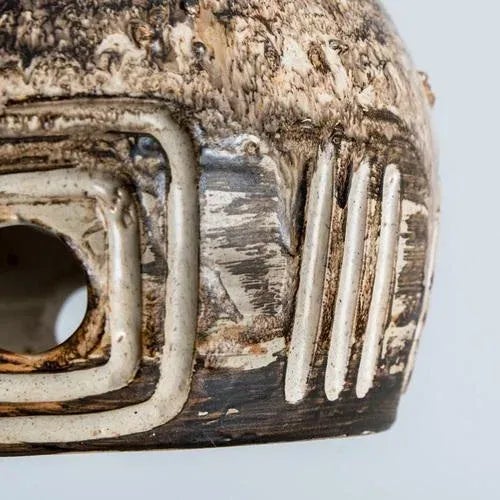 Danish Brown Ceramic Pendant Light, 1970 For Sale - Image 18 of 18