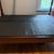 Solid Mahogany Rice Carved Four Poster Queen Bed With Canopy Frame and Low-Profile Boxspring For Sale - Image 4 of 12