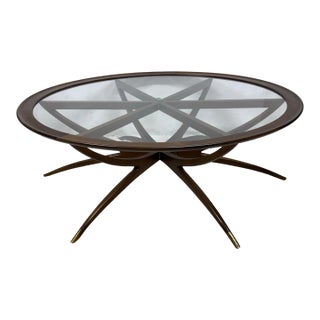 Mid 20th Century Danish Mid Century Modern Spider Leg Coffee Table For Sale