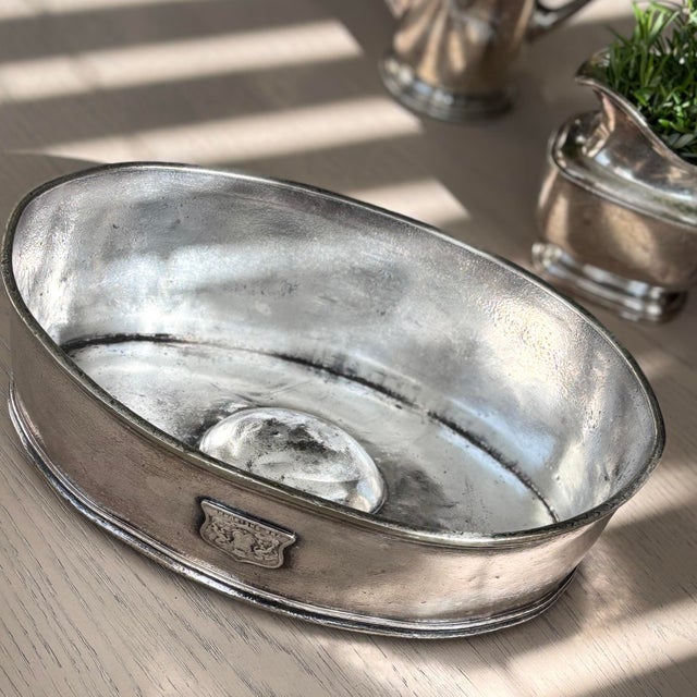 Wallace Silversmiths Antique Wallace Silver Platter Lid the Shelburne Hotel Atlantic City For Sale - Image 4 of 10