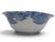 Vintage Japanese Blue Porcelain Bird Flower Kirin Design 9" Serving Bowl For Sale - Image 4 of 7