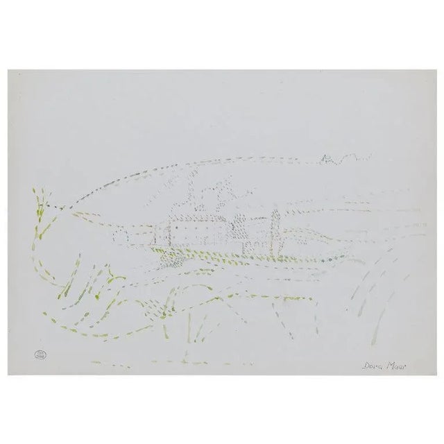 1960s Dora Maar, Pointillist Color Drawing, 1960s, Paper For Sale - Image 5 of 5