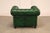 Chesterfield Style Polo Green Tufted Leather Club Chair For Sale - Image 16 of 18