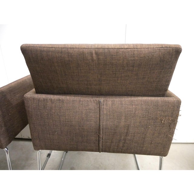 Vintage Italian Modern Armchairs in Metal, 1980s, Set of 2 For Sale - Image 12 of 15