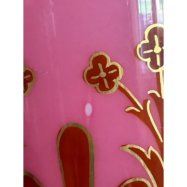 19th Century Continental Pink Opaline Glass Vase For Sale - Image 4 of 9