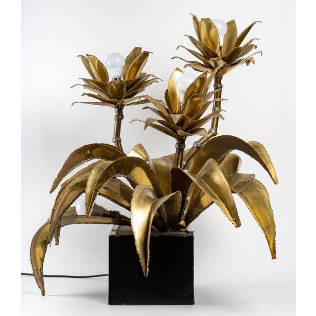 Dutch 3-Branch Lamp fom Maison Jansen For Sale - Image 9 of 10