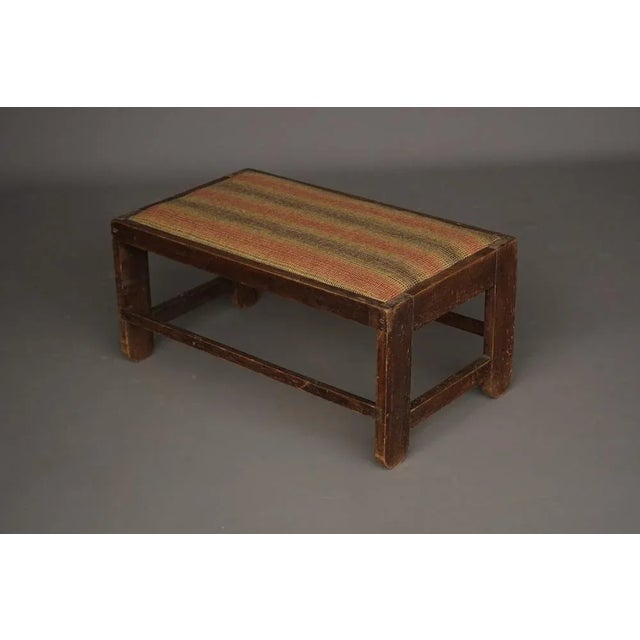 Brown Vintage Bauhaus Stool, 1920s For Sale - Image 8 of 8