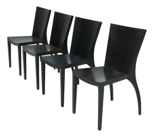 Milano Dining Chairs by Danilo Silvestrin for Gunther Lambert, 1980s, Set of 4