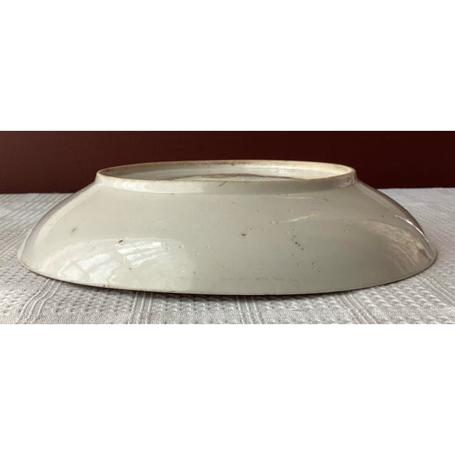 Antique Rare 19th C. Gulin Brothers Factory Hand Painted Porcelain Plate, Marked For Sale - Image 9 of 11