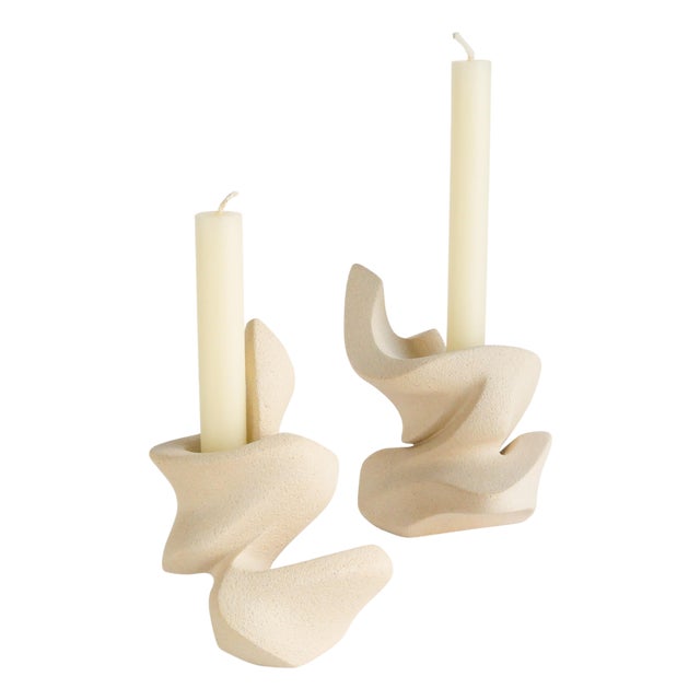 Candleholders by Aleksandra Krasnopolska, Set of 2 For Sale