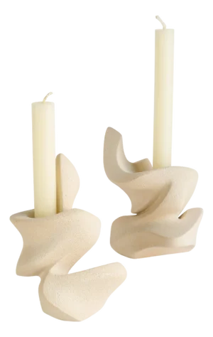 Candleholders by Aleksandra Krasnopolska, Set of 2