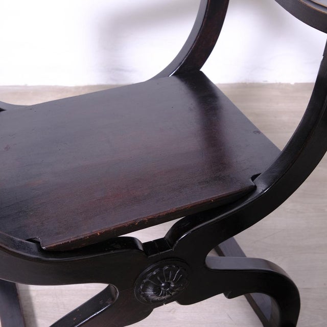 Antique Dante Savonarola Chairs, 1920s, Set of 2 For Sale - Image 14 of 17