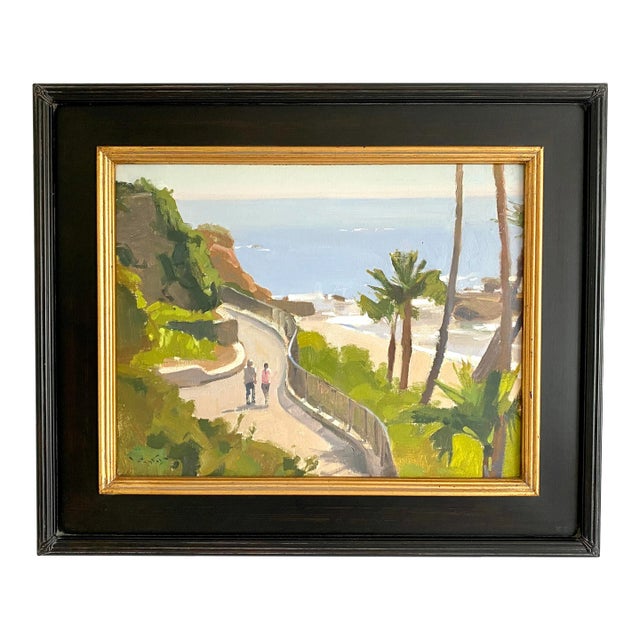 California Plein Air Painting "Heisler Stroll" For Sale