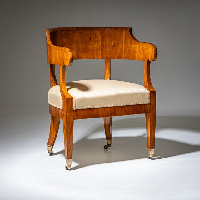 Biedermeier Desk Armchair, 1830 For Sale - Image 9 of 9