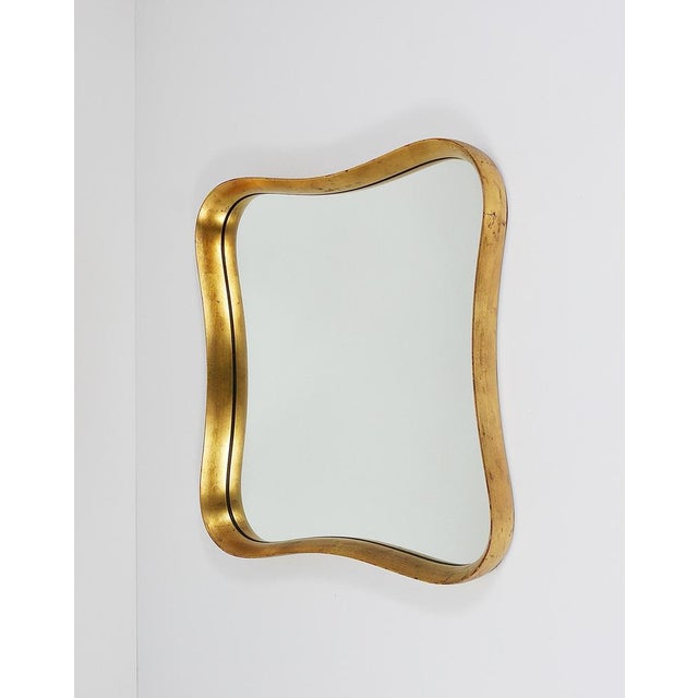 Austrian Gilt Wood Mirror by Max Welz Vienna, 1940s For Sale - Image 6 of 18