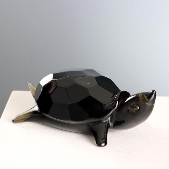 Glass Glass Turtle from Seguso For Sale - Image 7 of 7