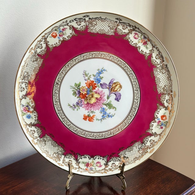Early-20th Century Tirschenreuth Bavaria Decorative Porcelain Plate For Sale - Image 10 of 10