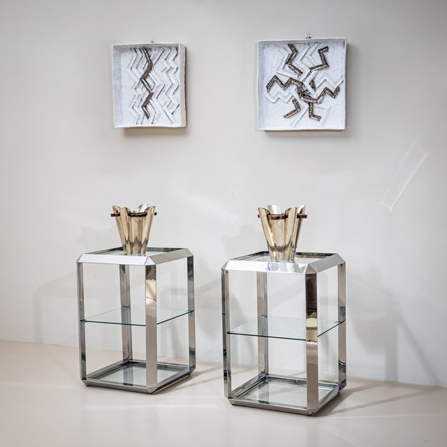 Ulisse Pagliari (XX), Pair of Wall Objects, Italy, dated 1967 For Sale - Image 13 of 13