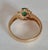 Vintage 18ct Gold Emerald & Diamond Ring, 1970s For Sale - Image 6 of 9