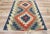 Textile Vintage Persian Shiraz Kilim Rug, 03'08 X 05'08 For Sale - Image 7 of 9