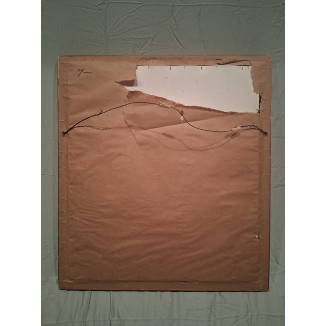 Vtg. Elaine Rose Postmodern Abstact Torn Paper Art For Sale - Image 9 of 16