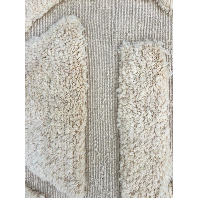 Moroccan Modern Hand-Knotted Wool Rug For Sale - Image 9 of 9